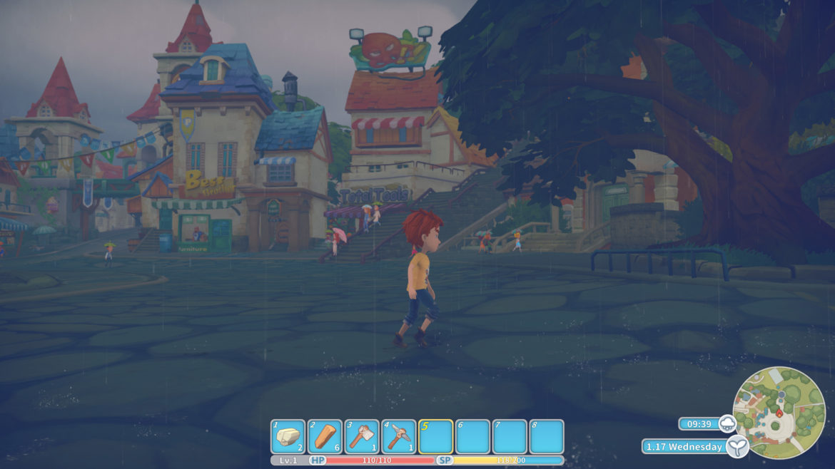 Game: My Time at Portia - Screenshot Night Town
