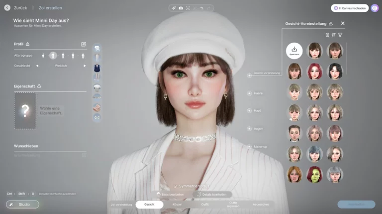 InZOI – Charaktereditor