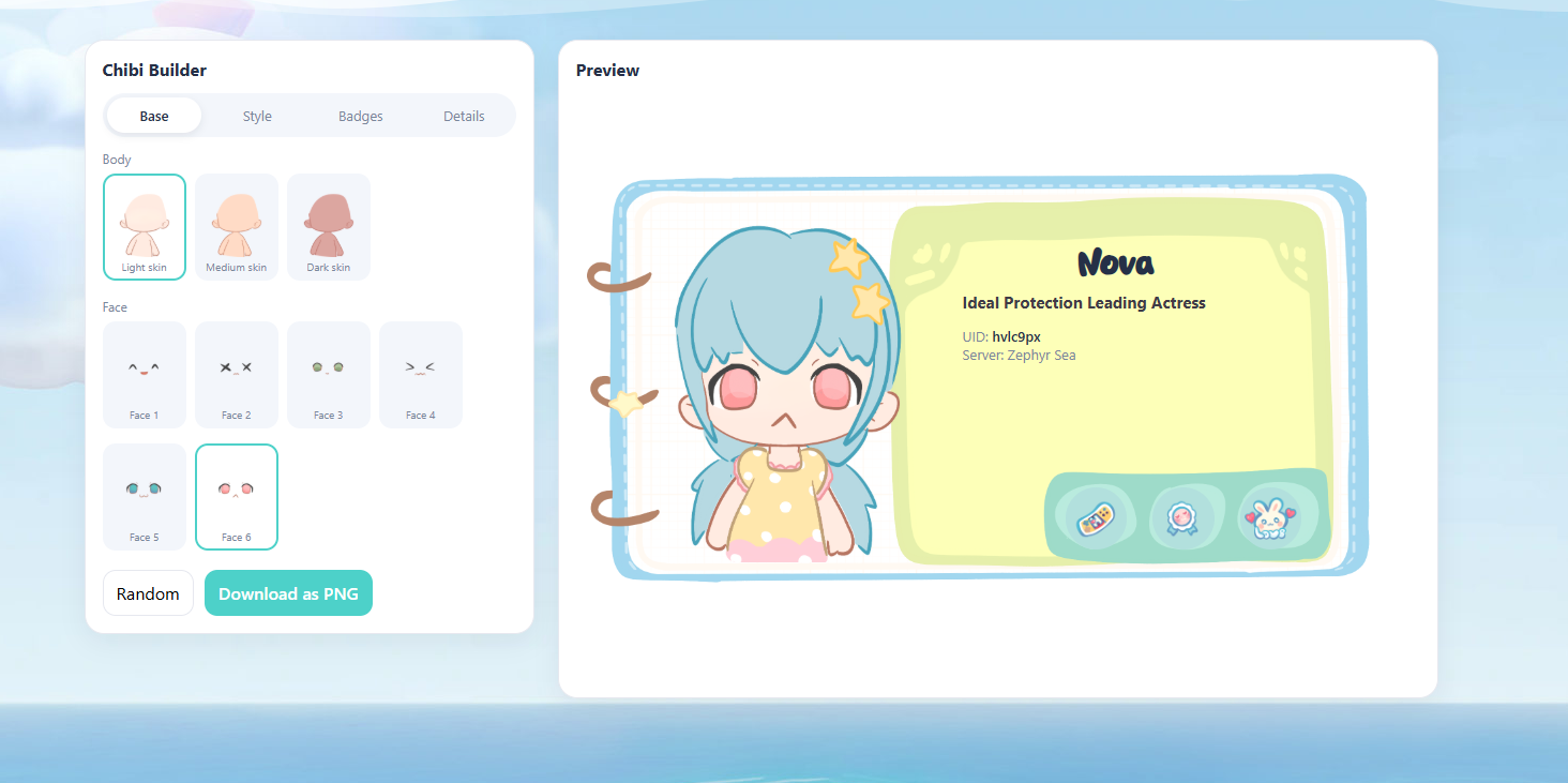 Heartopia – Chibi ID Generator