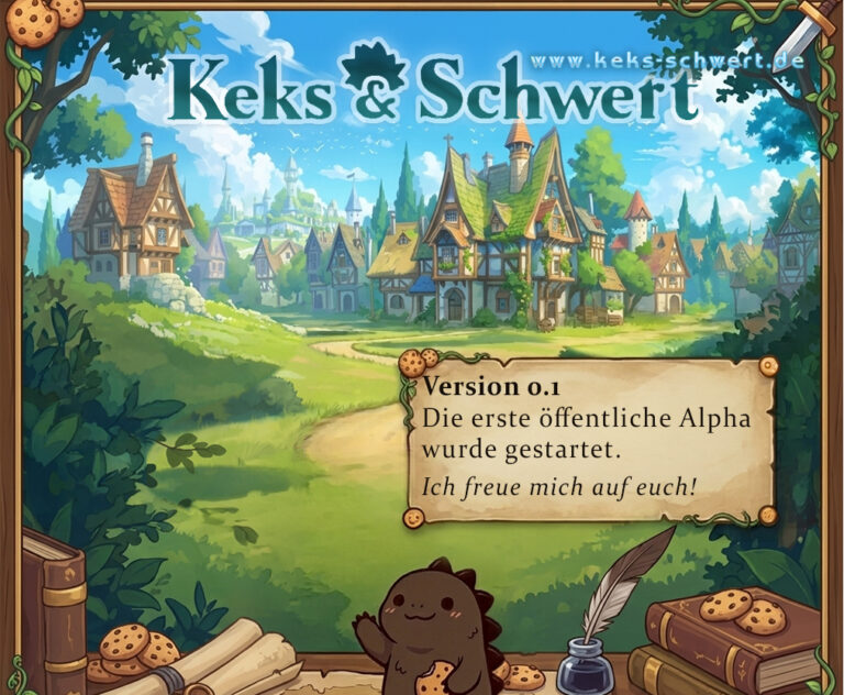 „Keks & Schwert“ – Die erste Alpha ist live!